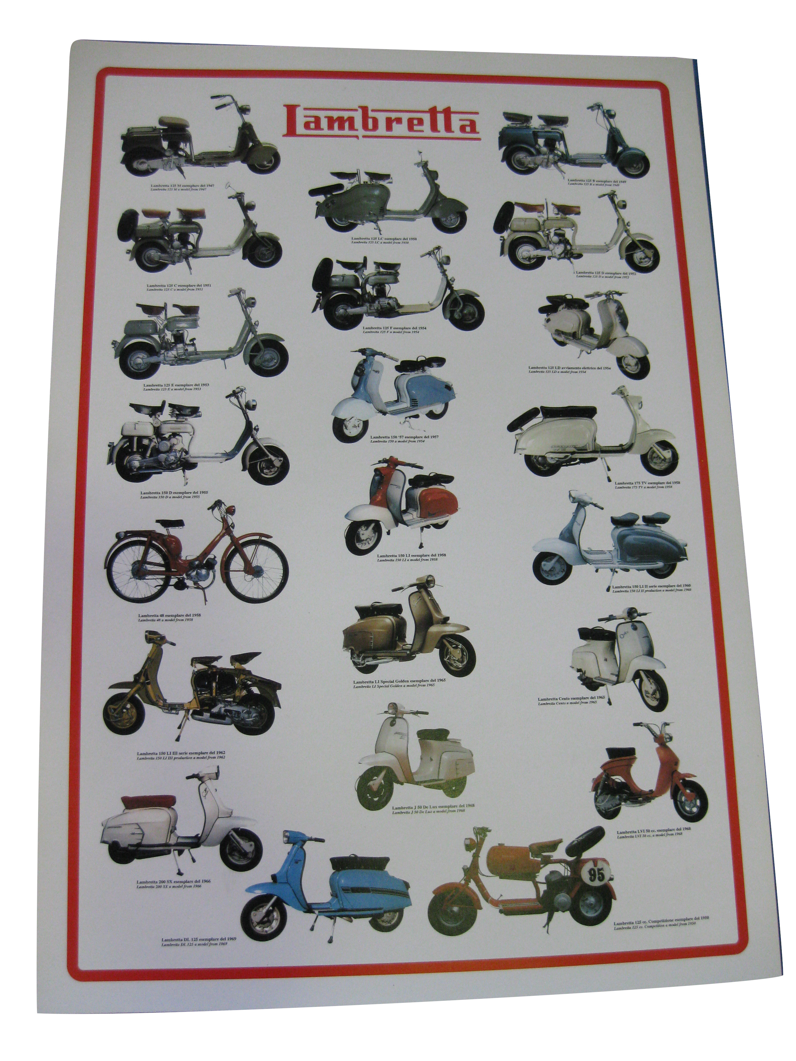 Poster Lambretta 70x100 Piccolo 